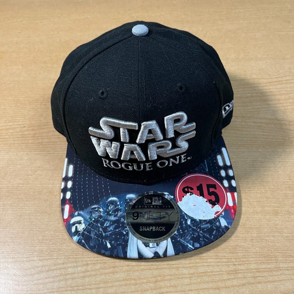 Star Wars Rogue One Hat Cap New Era 9Fifty Snapback Adult One Size Black New
